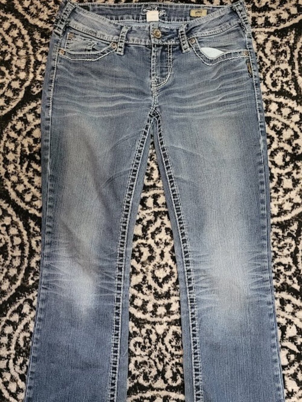 2000s Silver Aiko Bootcut Jeans